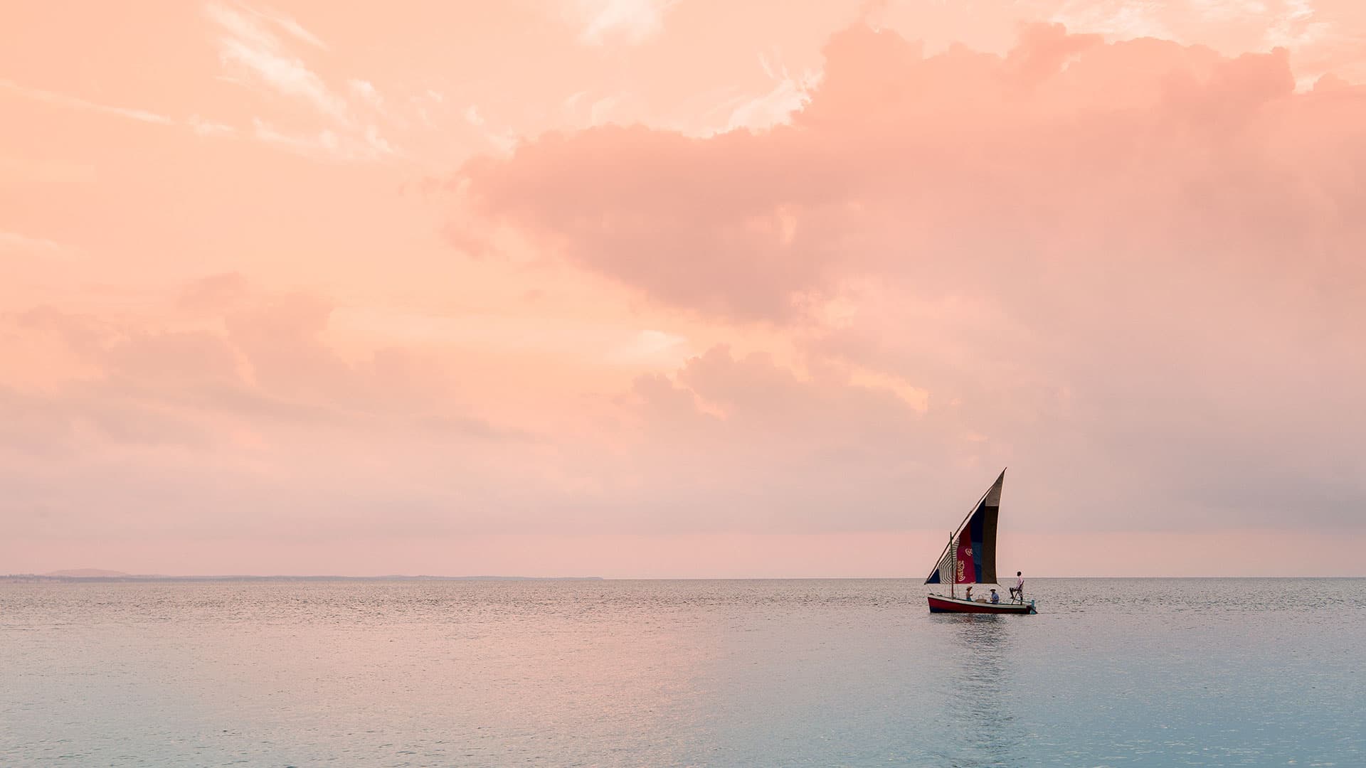 A dhow cruise at Benguerra Island, Bazaruto Archipelago, Mozambique