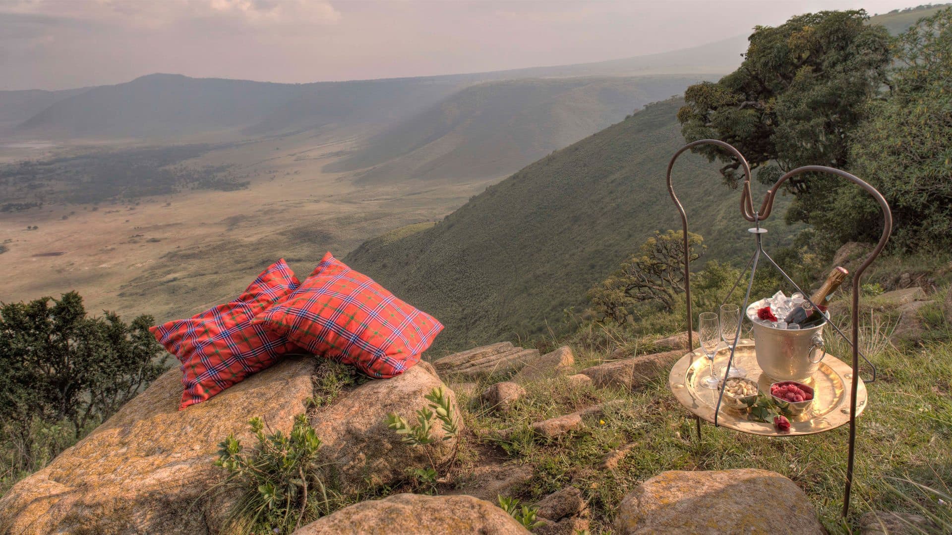 View across Ngorongoro Crater, Tanzania